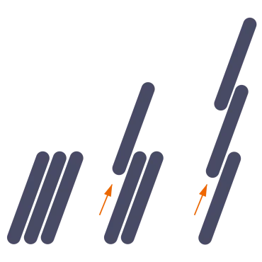 Opsteken 3-delige ladder Opsteken 3-delige ladder