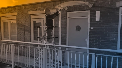 Afbeelding Platformtrap ook ideaal voor werk op een galerij