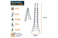 Reformladder 2x12 sporten Sky-Line