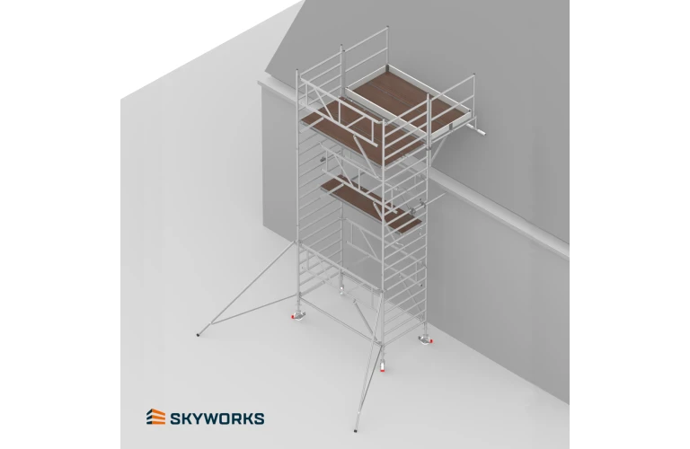 Uitwijkconsole voor Rolsteiger 2,50 m compleet
